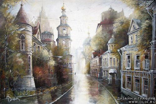 Картины Александра Стародубова. Старая Москва Картины Александра Стародубова. Старая Москва
